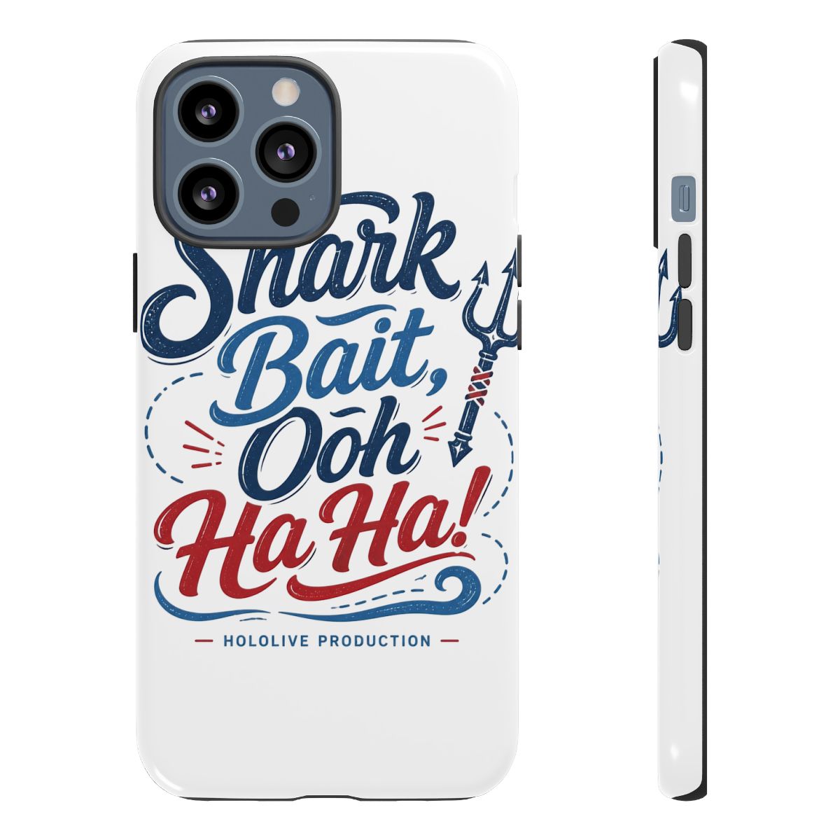 Gawr Gura & Hololive "Shark Bait, Ooh Ha Ha!" Phone Case - alternate angle 2, merchandise