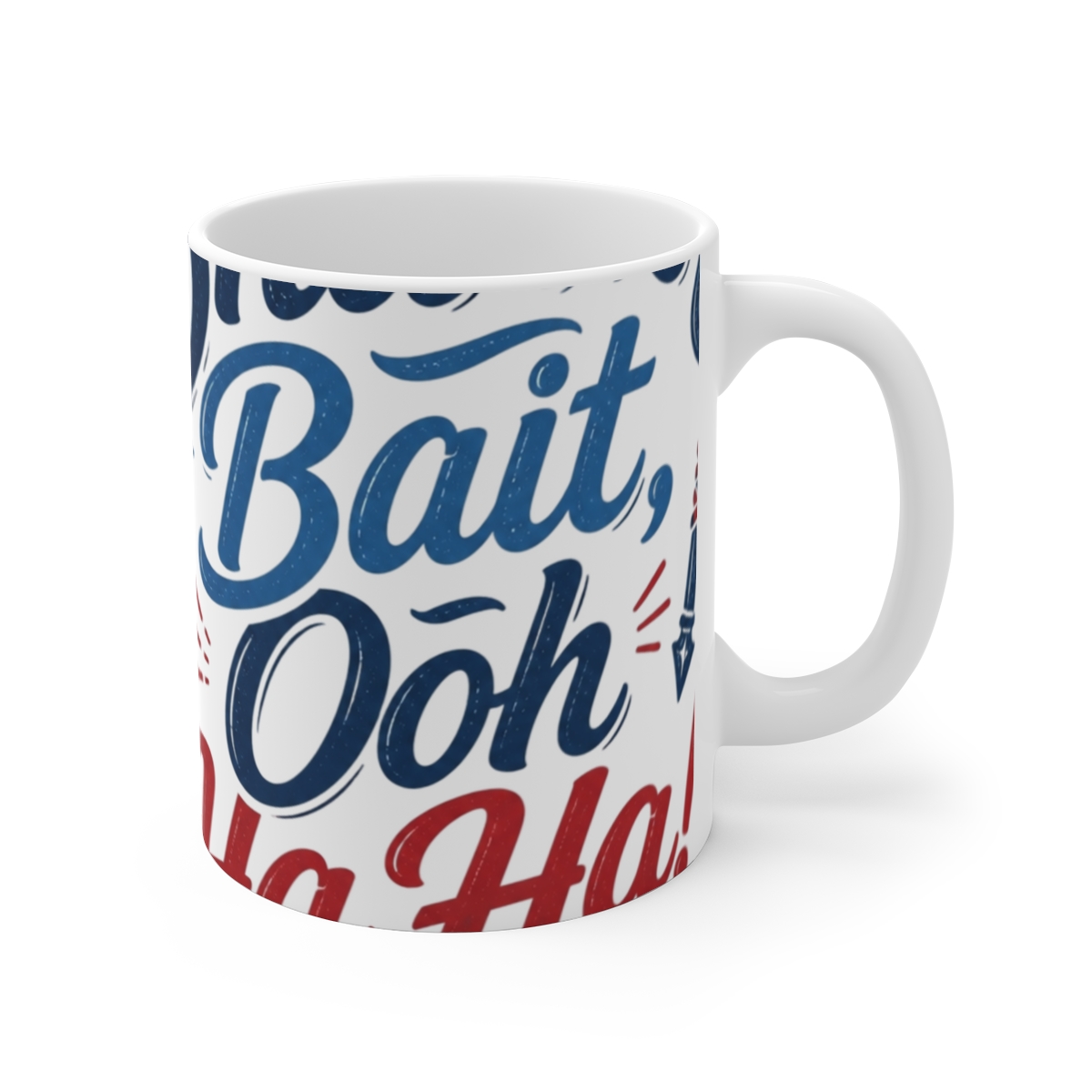 Gawr Gura & Hololive "Shark Bait, Ooh Ha Ha!" White Mug