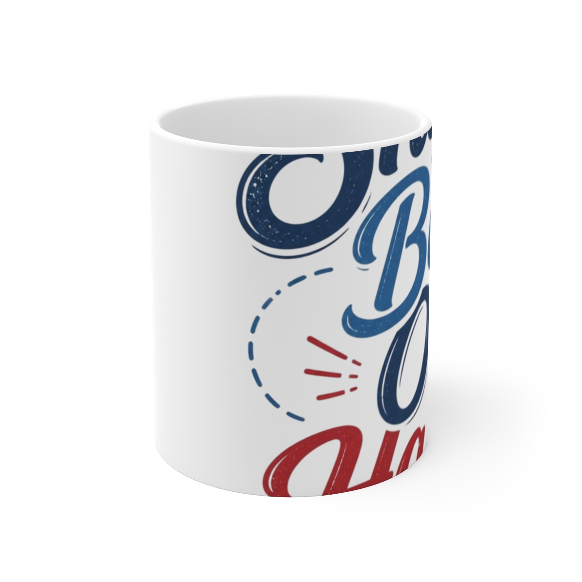 Gawr Gura & Hololive "Shark Bait, Ooh Ha Ha!" White Mug - alternate angle 1, merchandise