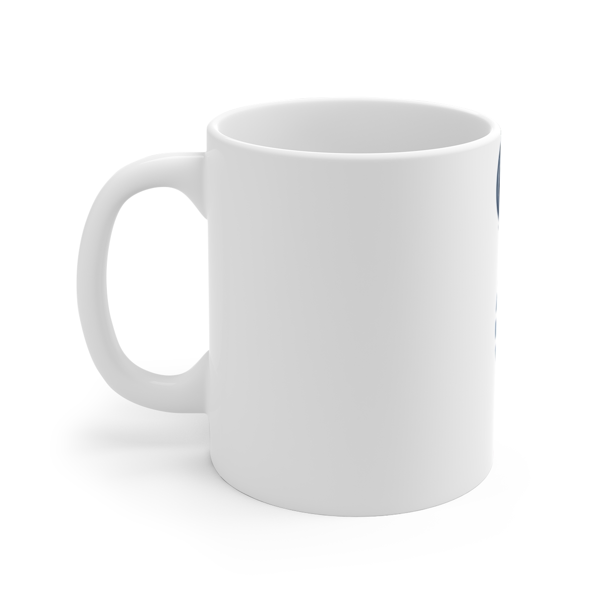 Gawr Gura & Hololive "Shark Bait, Ooh Ha Ha!" White Mug - alternate angle 2, merchandise