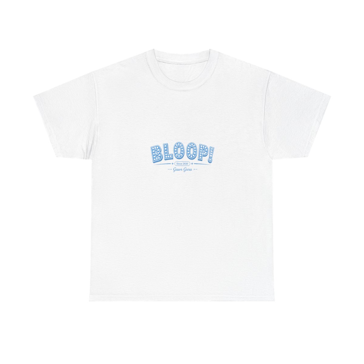 Gawr Gura & Hololive "Bloop!" Unisex Tee - alternate angle 2, merchandise