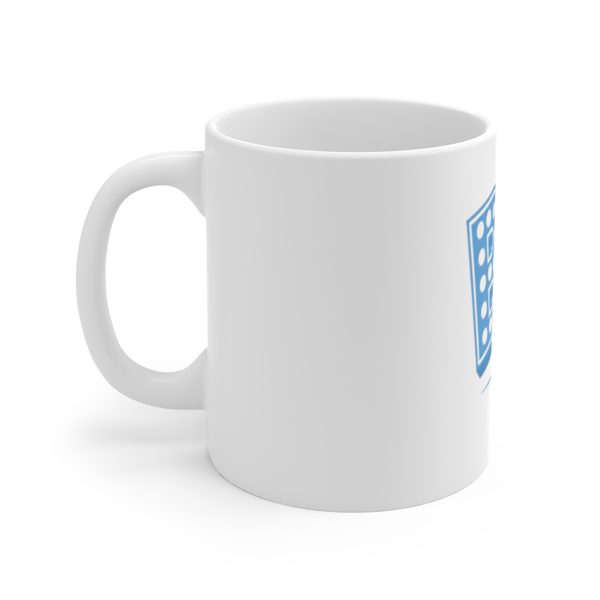 Gawr Gura & Hololive "Bloop!" White Mug - alternate angle 2, merchandise