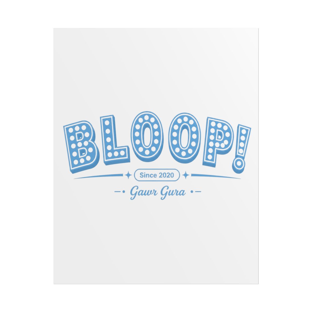Gawr Gura & Hololive "Bloop!" Poster