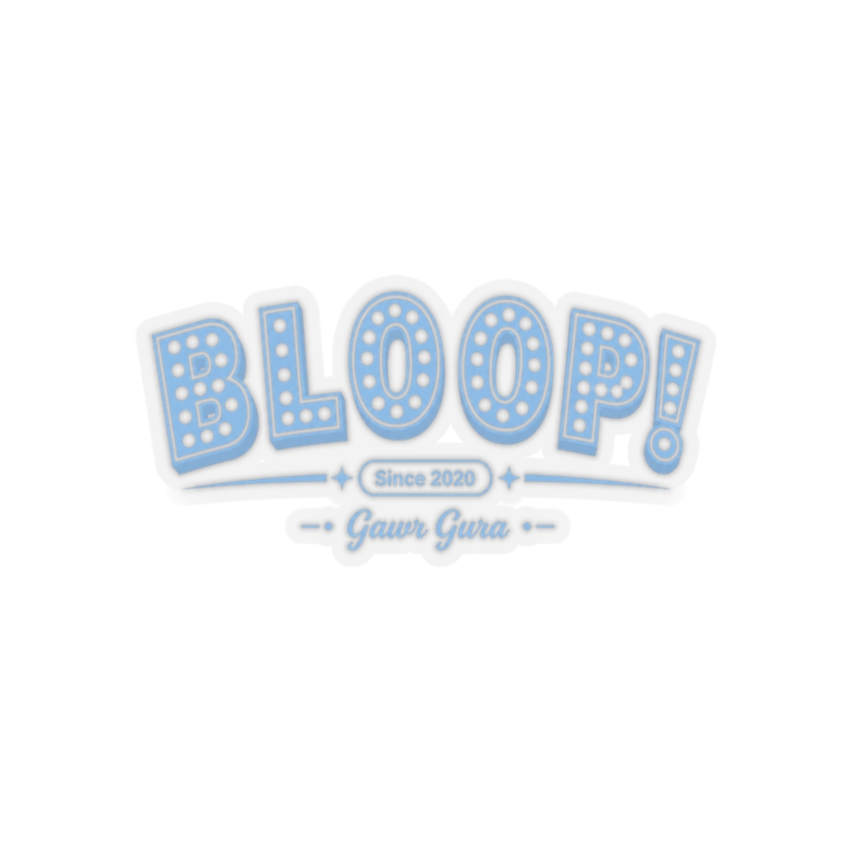 Gawr Gura & Hololive "Bloop!" Sticker