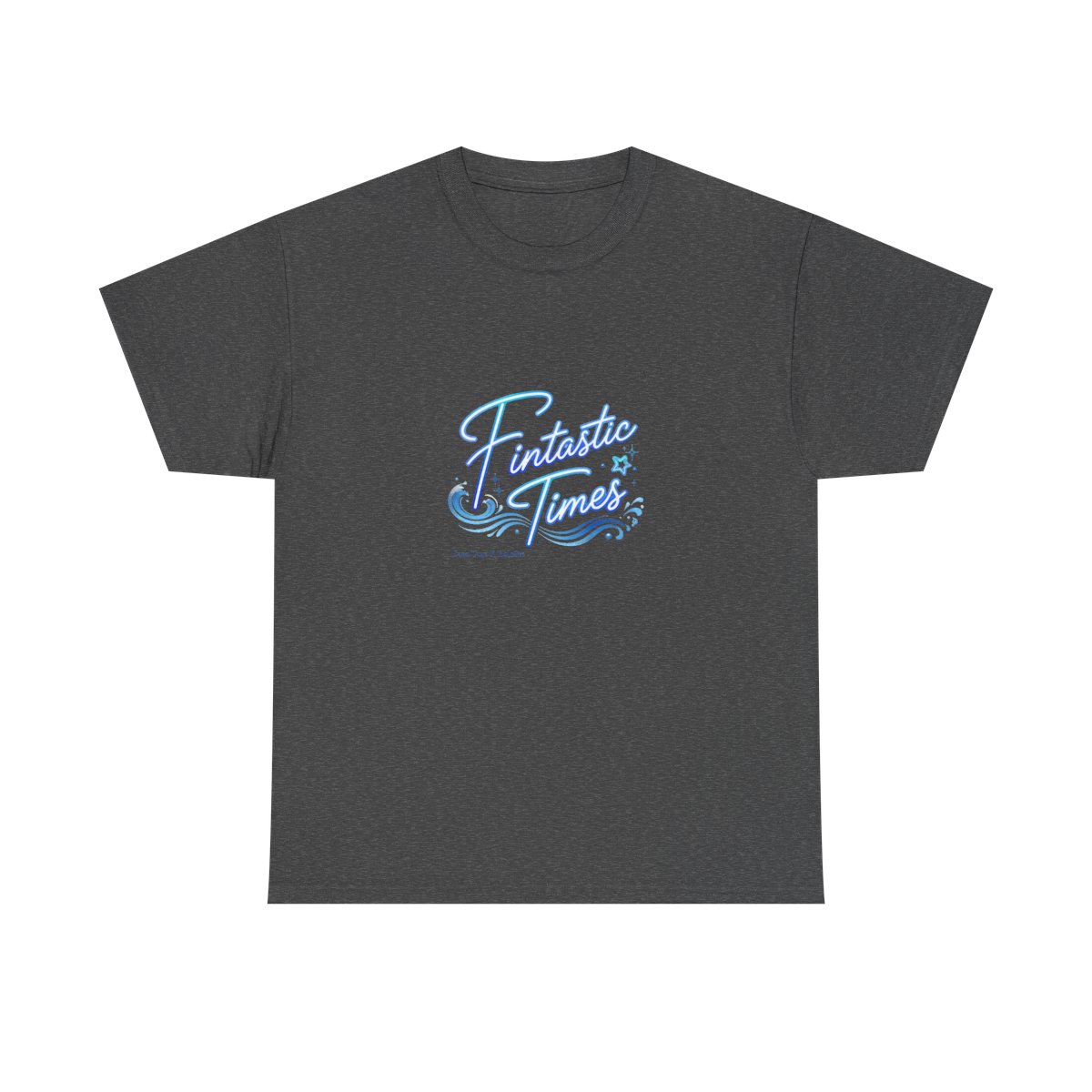 Gawr Gura & Hololive "Fintastic Times" Unisex Tee - alternate angle 2, merchandise