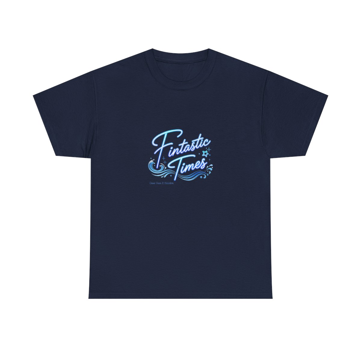 Gawr Gura & Hololive "Fintastic Times" Unisex Tee - alternate angle 5, merchandise