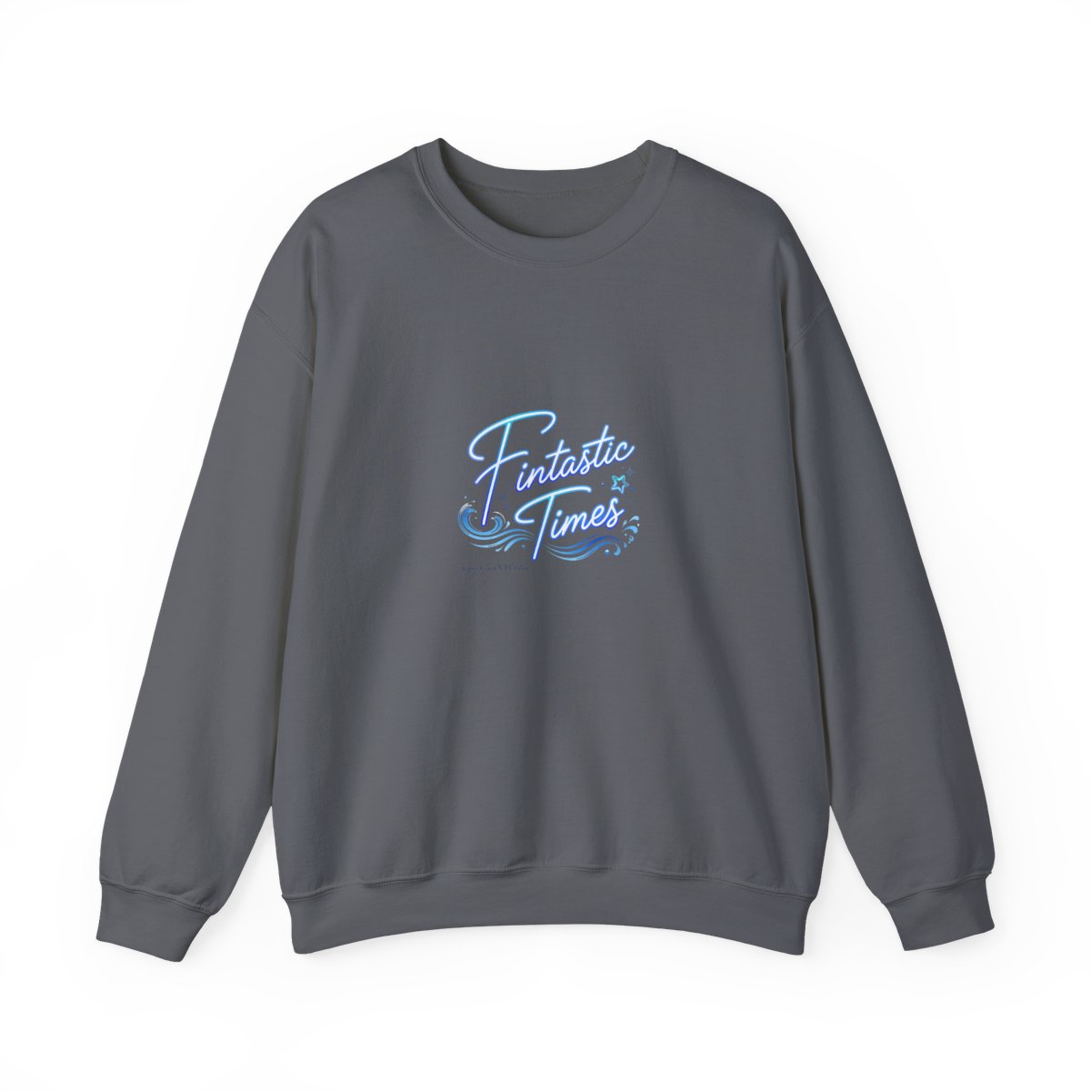 Gawr Gura & Hololive "Fintastic Times" Crewneck - alternate angle 5, merchandise