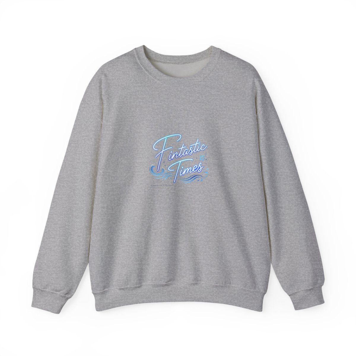 Gawr Gura & Hololive "Fintastic Times" Crewneck - alternate angle 2, merchandise