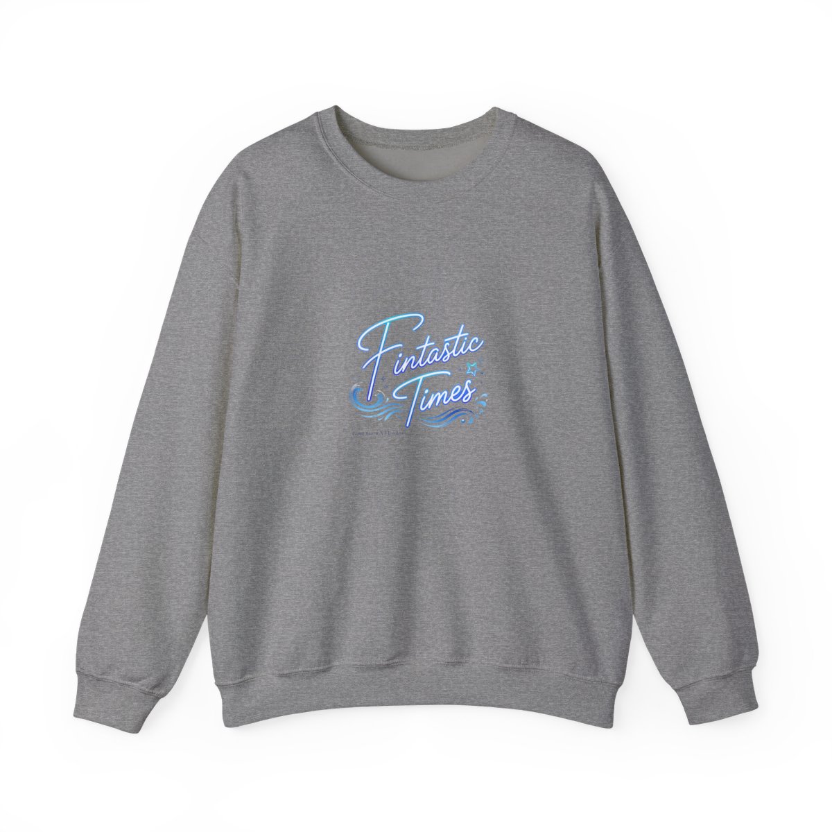 Gawr Gura & Hololive "Fintastic Times" Crewneck - alternate angle 3, merchandise