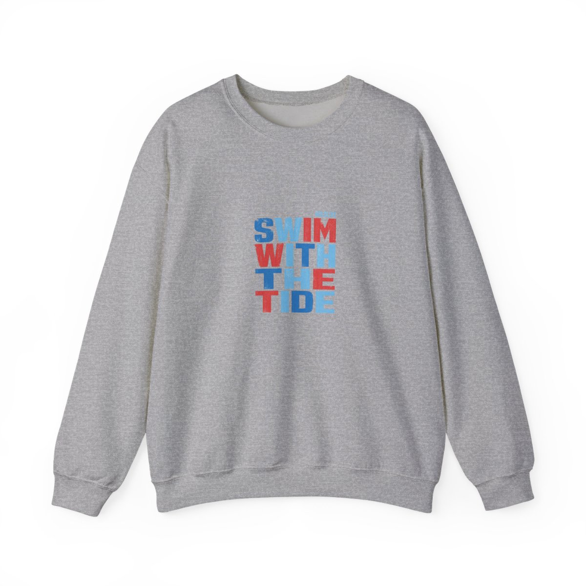 Gawr Gura & Hololive "Swim With the Tide" Crewneck - alternate angle 2, merchandise