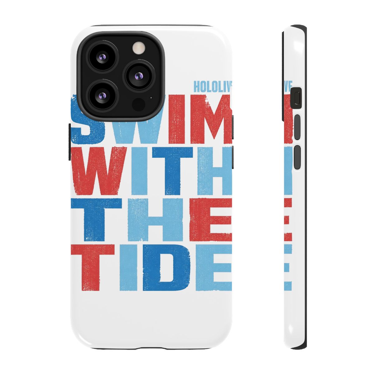Gawr Gura & Hololive "Swim With the Tide" Phone Case - alternate angle 1, merchandise