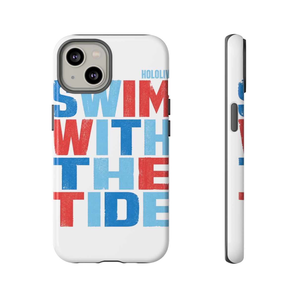 Gawr Gura & Hololive "Swim With the Tide" Phone Case - alternate angle 3, merchandise
