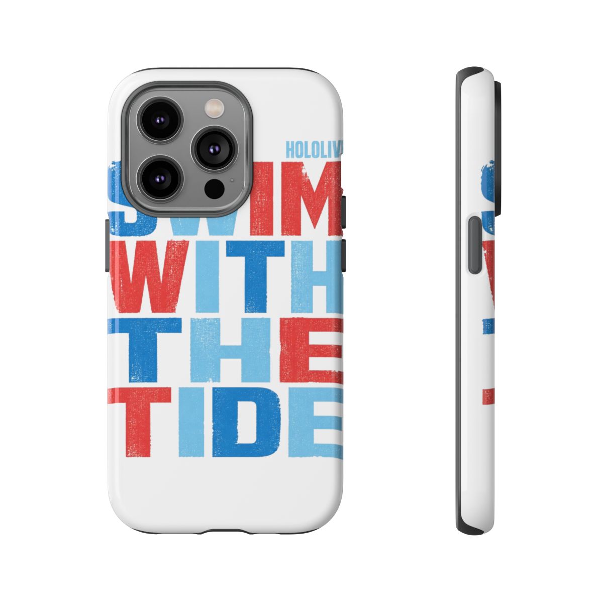 Gawr Gura & Hololive "Swim With the Tide" Phone Case - alternate angle 4, merchandise