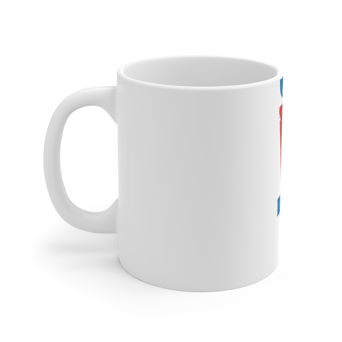 Gawr Gura & Hololive "Swim With the Tide" White Mug - alternate angle 2, merchandise