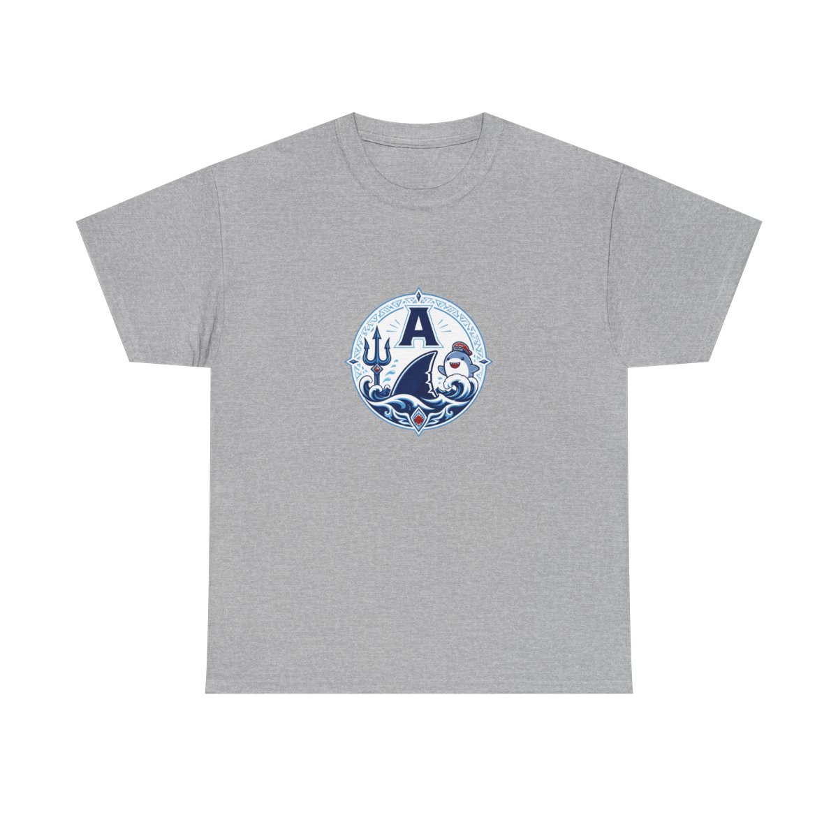 Gawr Gura & Hololive "Design 1" Unisex Tee - alternate angle 4, merchandise