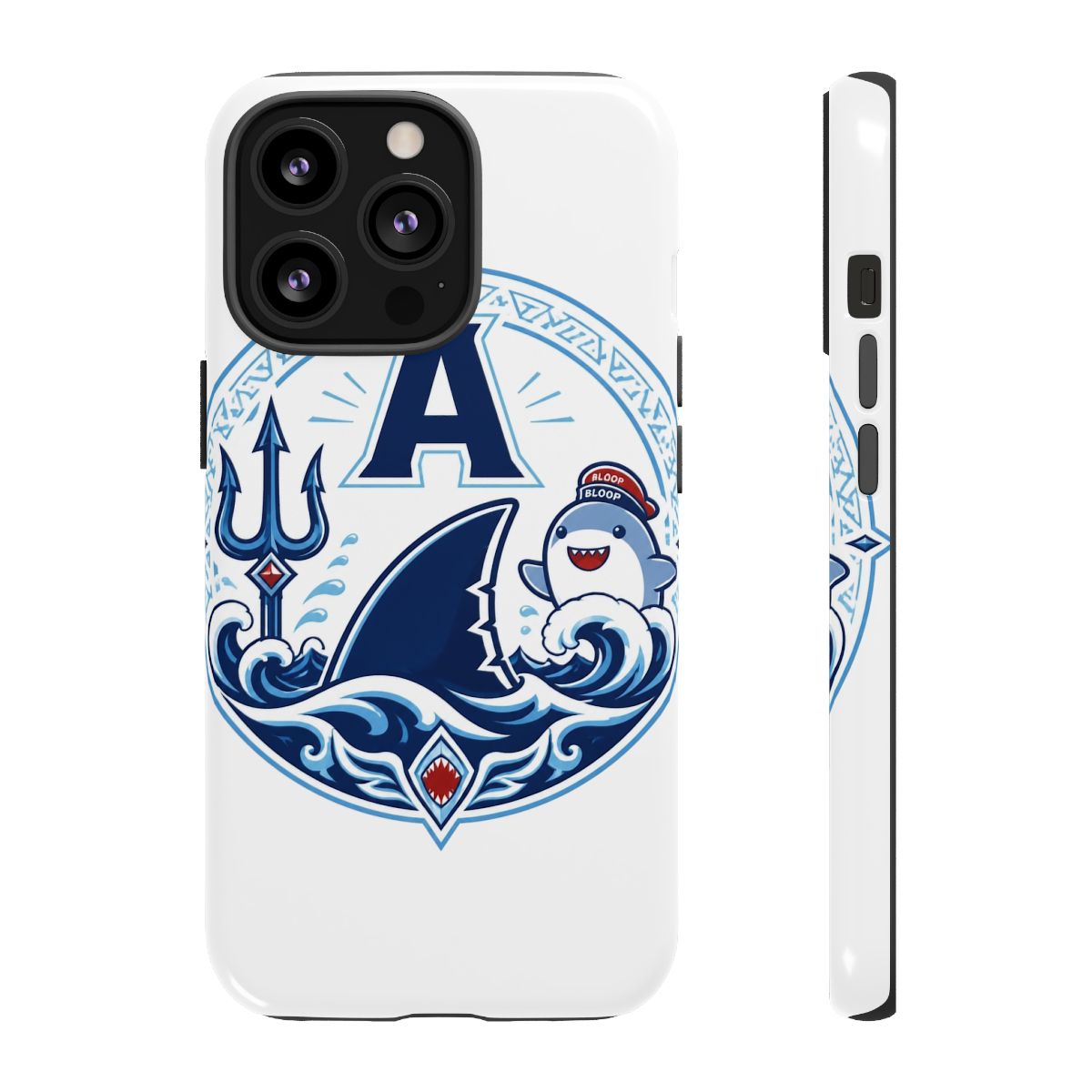 Gawr Gura & Hololive "Design 1" Phone Case - alternate angle 1, merchandise