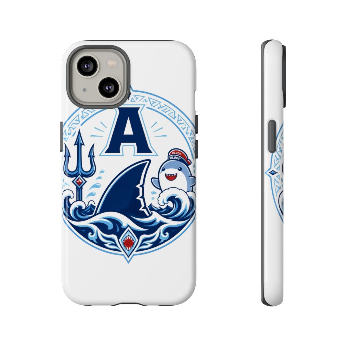 Gawr Gura & Hololive "Design 1" Phone Case - alternate angle 3, merchandise