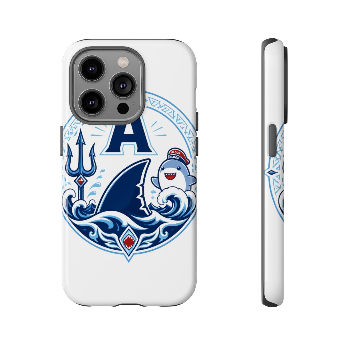 Gawr Gura & Hololive "Design 1" Phone Case - alternate angle 4, merchandise