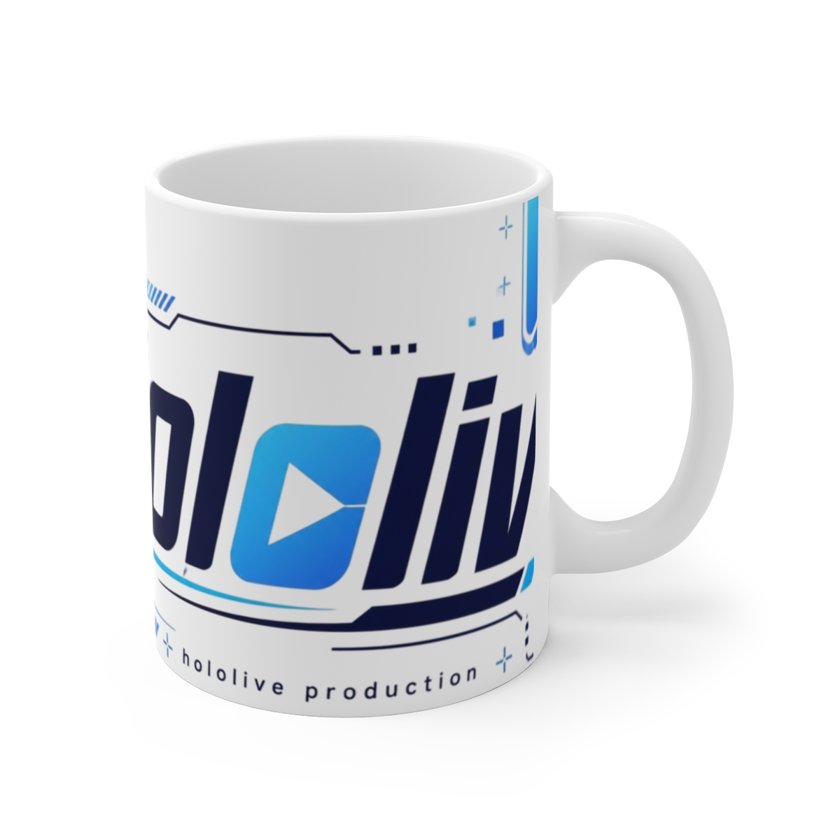 Gawr Gura & Hololive "Hololive" White Mug