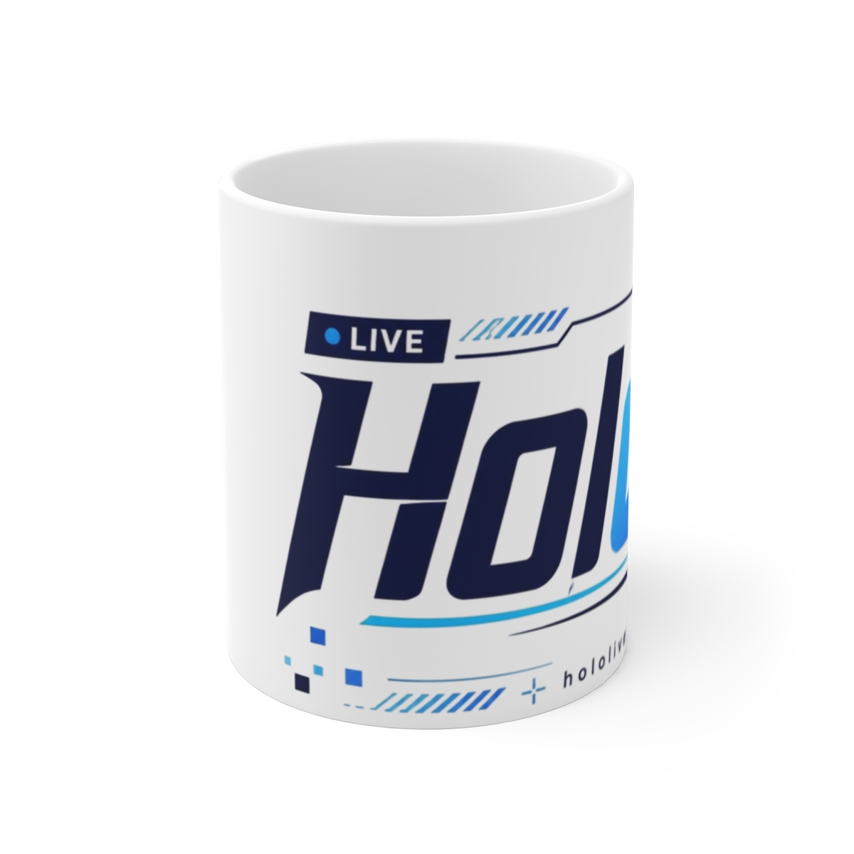 Gawr Gura & Hololive "Hololive" White Mug - alternate angle 1, merchandise