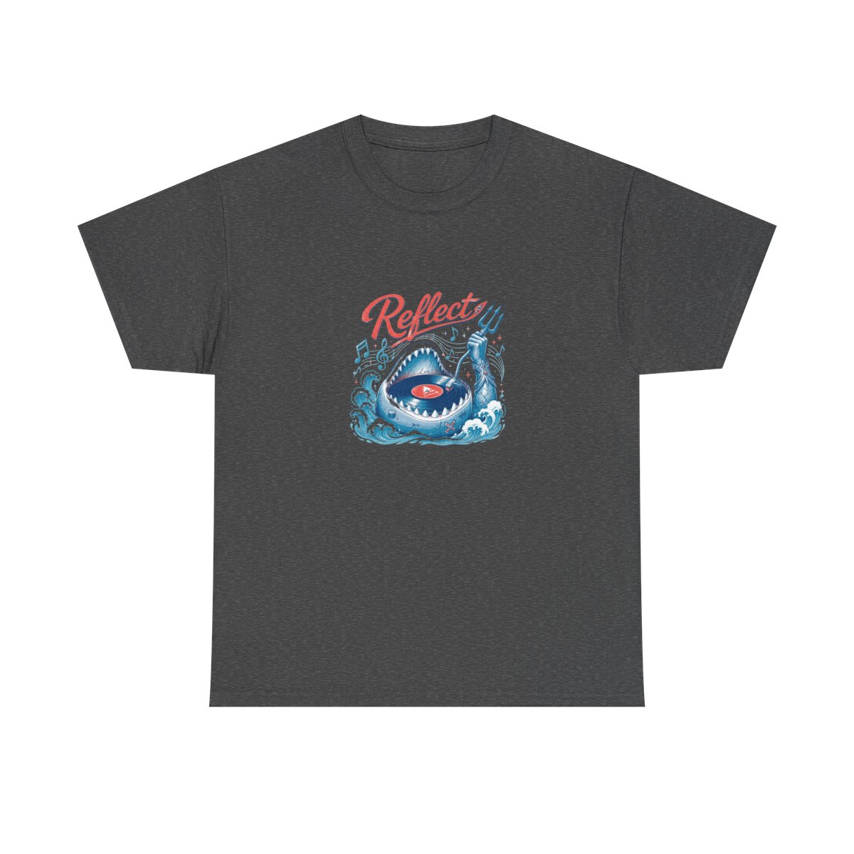 Gawr Gura & Hololive "Reflect" Unisex Tee - alternate angle 2, merchandise