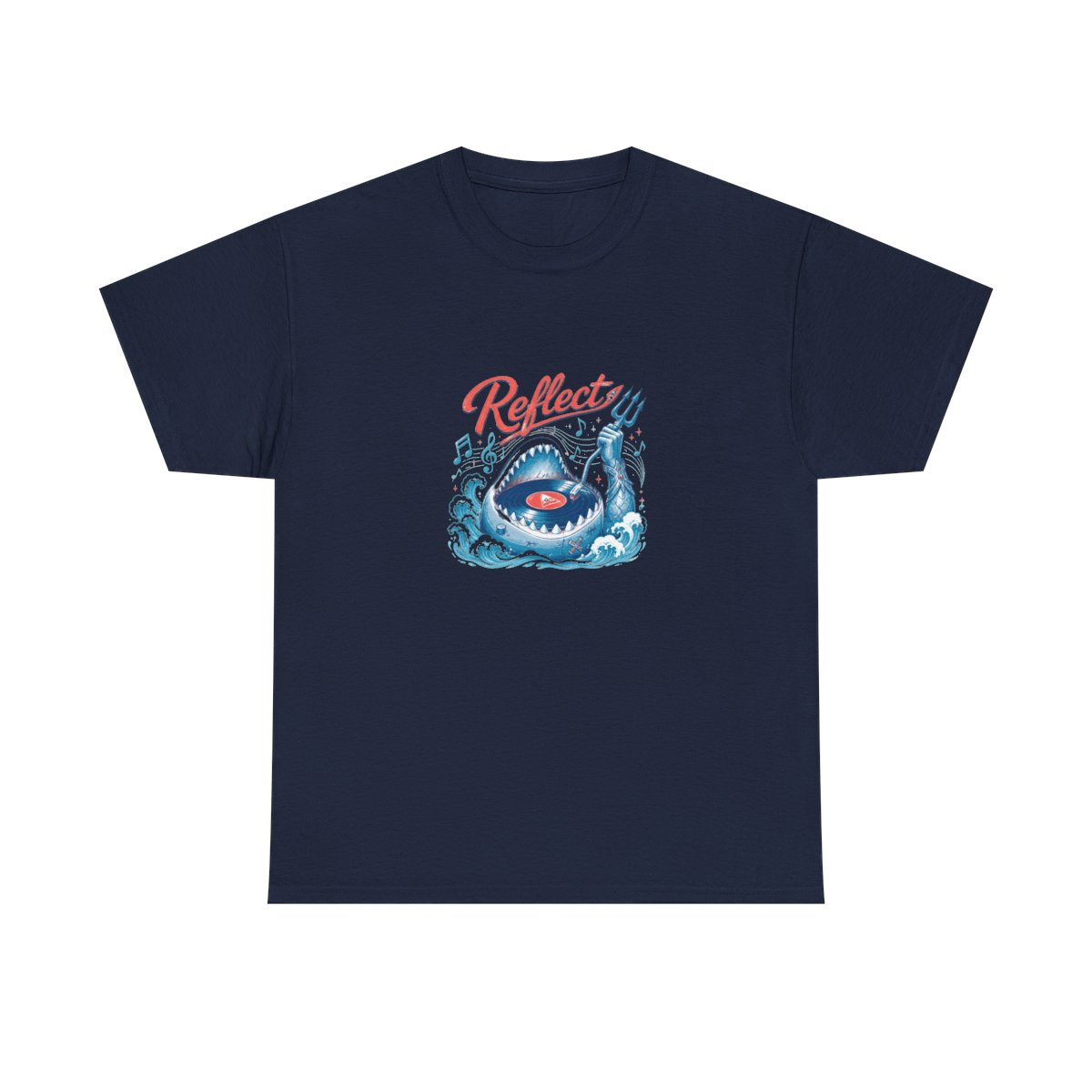 Gawr Gura & Hololive "Reflect" Unisex Tee - alternate angle 5, merchandise