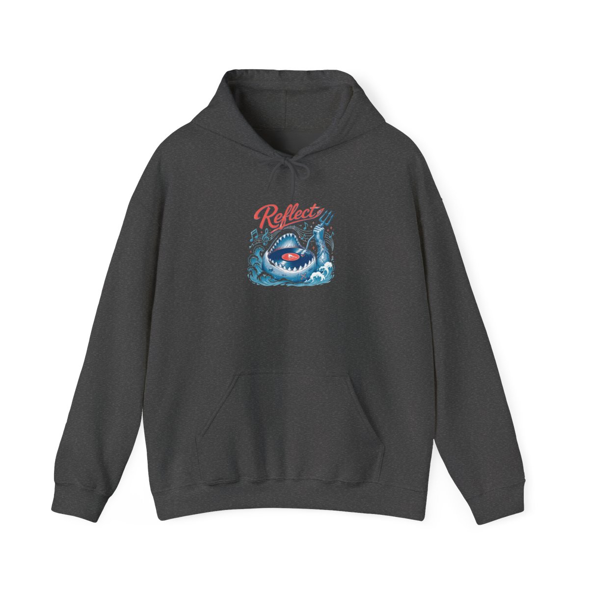 Gawr Gura & Hololive "Reflect" Hoodie - alternate angle 4, merchandise