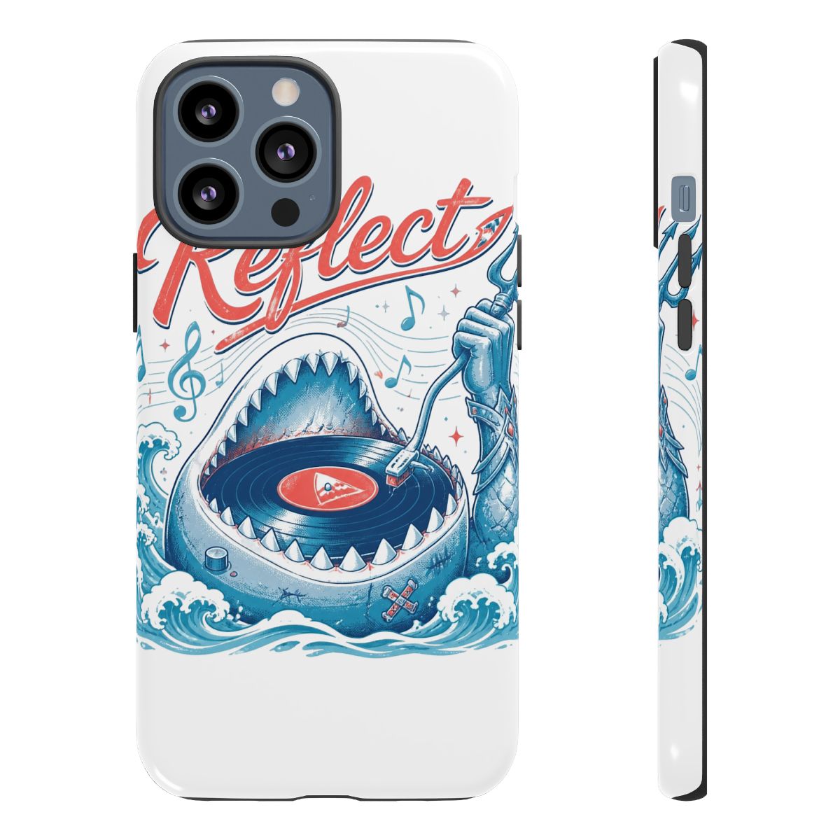 Gawr Gura & Hololive "Reflect" Phone Case - alternate angle 2, merchandise