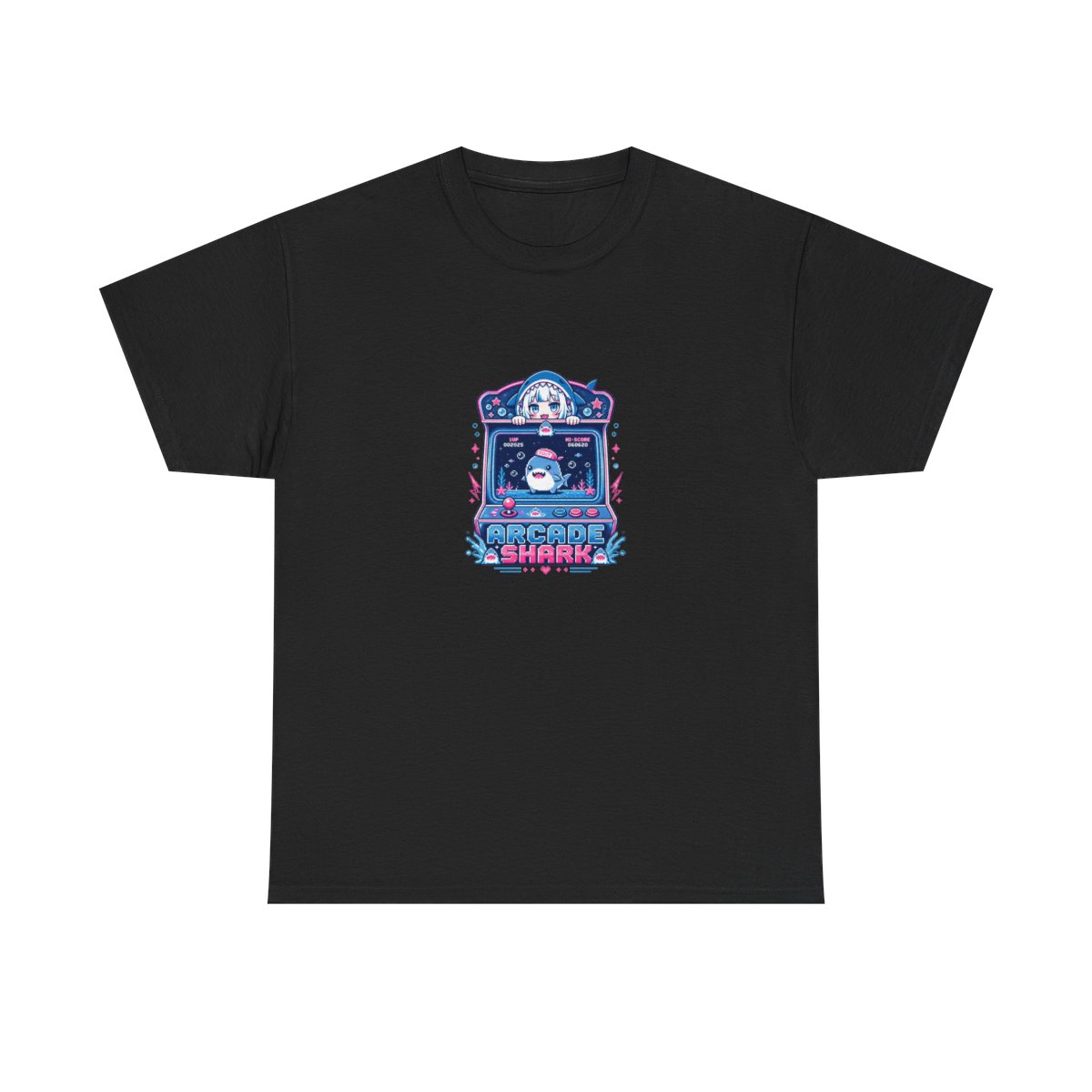Gawr Gura & Hololive "Arcade Shark" Unisex Tee