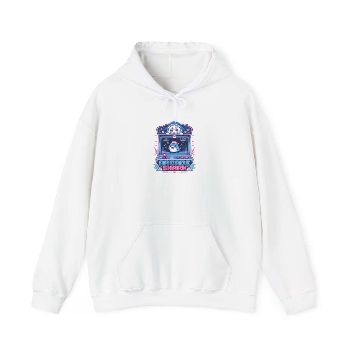 Gawr Gura & Hololive "Arcade Shark" Hoodie - Official Hoodies merchandise