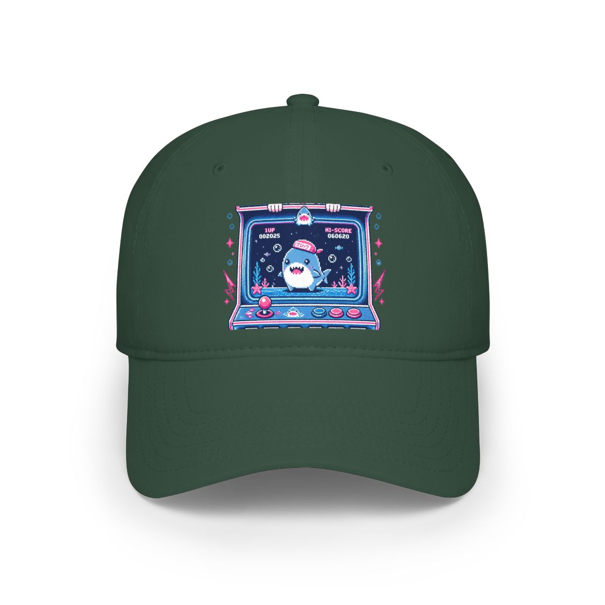 Gawr Gura & Hololive "Arcade Shark" Hat - alternate angle 4, merchandise