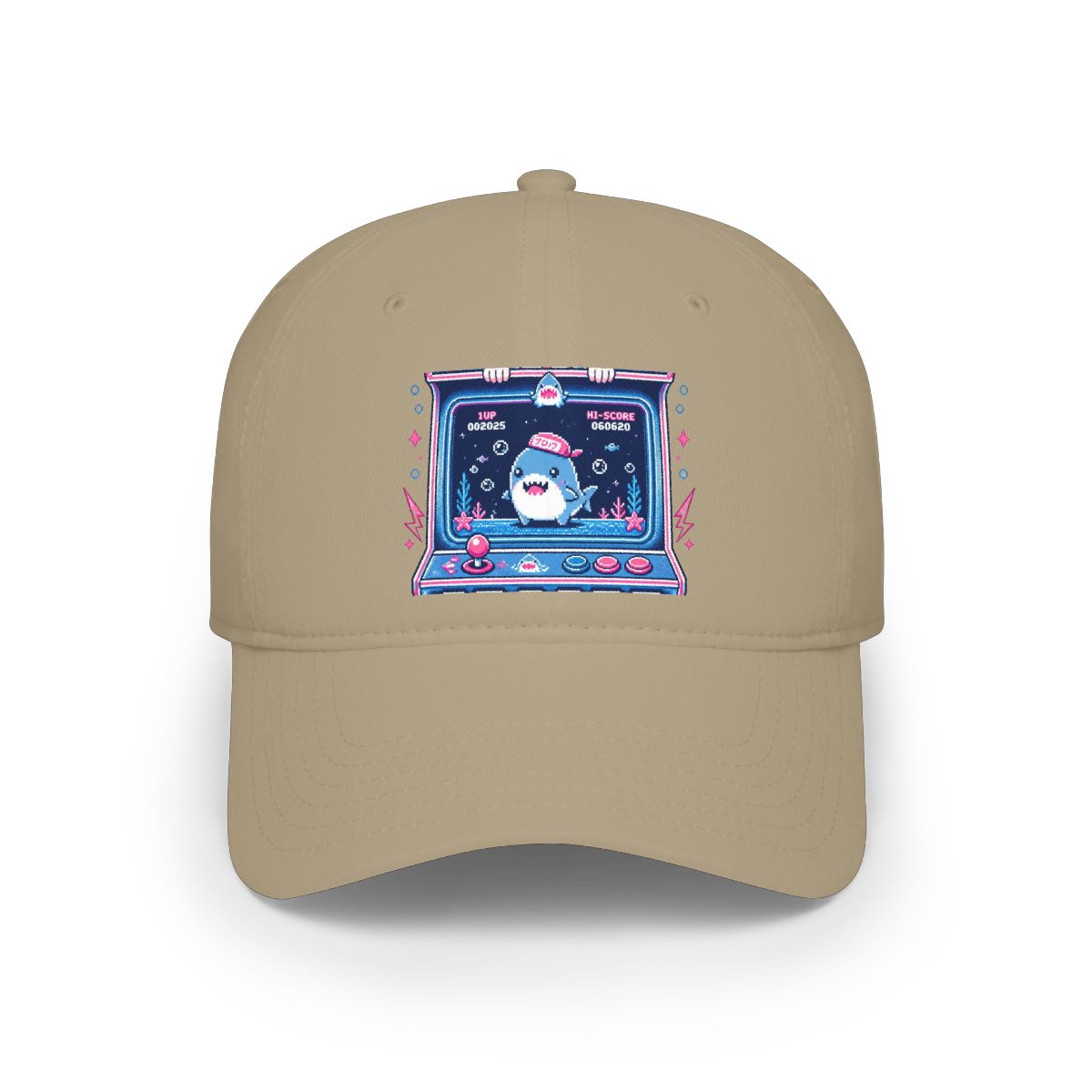 Gawr Gura & Hololive "Arcade Shark" Hat - alternate angle 3, merchandise