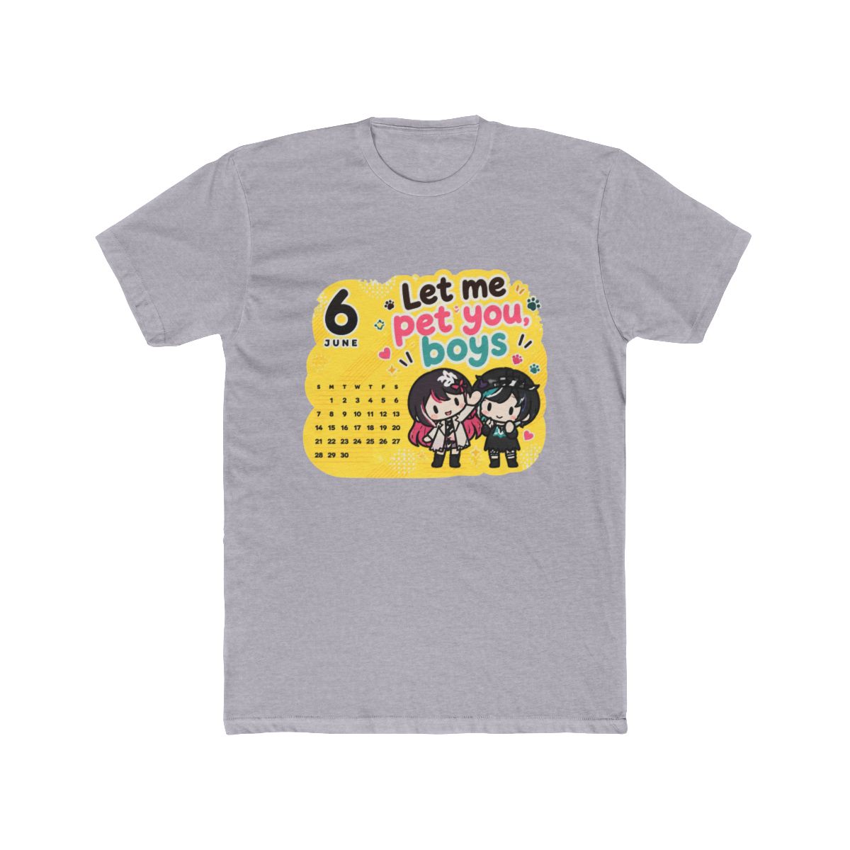 Hololive 'Pet Me Praise Me' Cute Anime T Shirt | VTuber Fan Design | Gawr Gura & Hololive - alternate angle 4, merchandise
